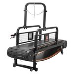VEVOR Dog Treadmill for Small/Medium Dogs, Pet Running Machine Pacer Slatmill with Stepless Adjustment, Brake & Wheels, Upgrade Plastic Belt to Keep Pets Active & Fit, Up to 440 lbs, Easy to Move