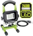 PowerSmith PWL124S 2400 Lumen Weatherproof Tiltable Portable LED Work Light