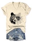 Funny Mama Bear Women's T-Shirt, Sand, Medium