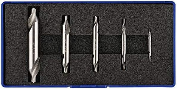 COMOWARE Center Drill Bit Set - Countersink Lathe Mill Tooling Set, HSS, M2