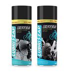 Shadow Securitronics Lubrizap Bicycle Chain Premium lube and Clean Spray Enhanced Bicycle Performance Accessory Improve Chain Life and Performance 225 ml Combo Pack