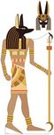 Cardboard People Egyptian Anubis with Mask Cardboard Cutout Standup