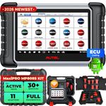 Autel MaxiPRO MP808S KIT Diagnostic Tool - 2026 Bidirectional Scanner, 2-Year Update, PRO ECU Coding as MaxiSYS MS906 PRO MS906BT MP900BT, Reflash Hidden, VAG Guide, 30+Resets, 11 Adapters