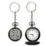 GT Gala Time Pocket-Watch Keychain Creative Rakshabandhan Gifts, Birthdays Keychains Gifts for Sisters,siblings and Friends, Unique Keyring (Sister By Blood & Heart)