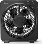 Grelife Table Fan, 14" Box Fan with