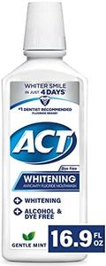 ACT Anticavity + Whitening Rinse, 16.9 Ounce