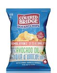 Covered Bridge - Himalayan Pink Salt Potato Chips, 12x142g - Dark Russet Potato Chips and Kettle Cooked Potato Chips - Simply Delicious and Ultimate Healthy Avocado Oil Potato Chips