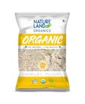 Natureland Organic Barley Flour/Jau Flour 500 Gm (Pack of 5) - Healthy Organic Flour