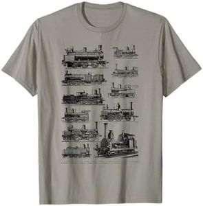 Locomotiva del treno a vapore d'epoca Maglietta