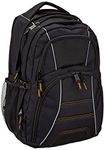 Amazon Basics Laptop Computer Backpack - Fits Up To 17 Inch Laptops, Black