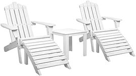 Gardeon Beach Chair Wooden Folding 