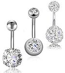 Yeelong Belly Button Rings Surgical
