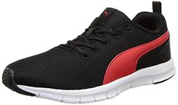 Puma mens FLEX BAR IDP Puma Black-High Risk Red Boots - 9 UK (37567801)