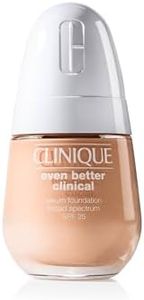 Clinique Even Better Clinical Serum Full Coverage Hydrating Foundation Broad Spectrum SPF 25 With Vitamin C, Salicylic Acid + Hyaluronic Acid For Oily Skin Types, Breeze