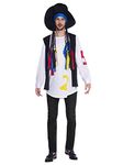 amscan 9906859 Mens 1980s Boy George Chameleon Pop Star Fancy Dress Music Icon Costume Outfit (Chest: 46"-50")