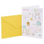 Hallmark Signature Baby Shower Card (Baby Icons)