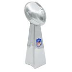 Mascotwish Fantasy Football Trophy-1- Ultimate Fantasy Football Trophy Realistic Fantasy League Winner Cup Bright Silver Lombardi Trophy Elegant and Durable Design-3 Sizes