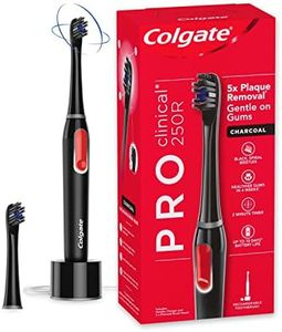 Colgate Pro Clinical 250R Deep Clean Rechargable Electric Toothbrush, Charcoal