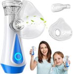 Portable Nebulizer for Adults Kids, Handheld Rechargeable Mesh Nebulizer with Two Working Modes, Travel Nebulizer for Home Office Outdoor