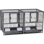 Prevue Pet Products F075 Hampton Deluxe Divided Breeder Cage 37.5 x 18 x 20.5"H