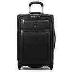 Travelpro Platinum Elite Softside Expandable Upright Luggage, Shadow Black, Carry-On 22-Inch