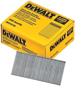 DEWALT Finish Nails, 1-1/2-Inch, 16GA, 2000-Pack (DCS16150), Glossy Exclusive Paper