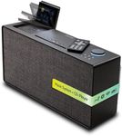 Pure Evoke Home All-in-One Stereo Music System (DAB+/FM Radio, Internet Radio, Podcasts, Spotify Connect, Bluetooth, CD, foldable colour display) Coffee Black