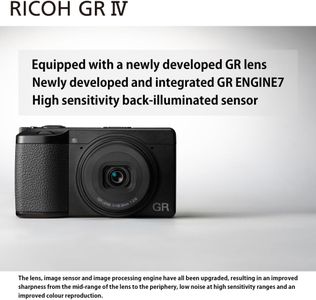 Ricoh GR IV 25.7MP Compact Camera – 28mm Wide-Angle Lens