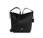 COACH HOUSE accents Val Duffle In Signature Canvas (Black) One Size, Black, Crossbody