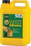 Everbuild 502 All Purpose Waterproof PVA Based Wood Adhesive - 5 Litre, White