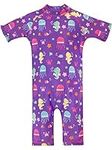 Harry Bear Girls Surfsuit Sea Life Purple 2-3 Years