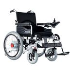 Asmofit Road Master Foldable Electric Wheelchair for Seniors | 22 Inches Rear Wheels | 360° Joystick Control, Lightweight, Anti-Tipper Wheels, Flip-Up Armrests, Reliable Side Brake and 24V 12AH Lead Acid Battery for Enhanced Mobility Power Wheelchair