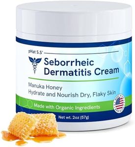 Seborrheic Dermatitis Cream with Manuka Honey, Coconut Oil and Aloe Vera - Moisturizing Face and.