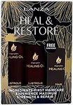 L'ANZA Heal & Restore Hair Care Kit - Shampoo, Conditioner and Keratin Hair Oil for Enhancing Hair Volume and Achieving a Soft, Lustrous Texture - for Women (10.1/8.5/3.4 Fl Oz)