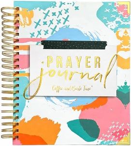 Coffee and Bible Time Prayer Journal: 3 Sticky Note Pads Included, Gold-Colored Spiral Binding, Solid Board Cover, Perfect to Journal Prayers and Grow in Faith