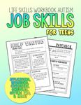 Job Skills for Teens: Life Skills Workbook Autism