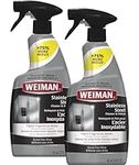 Weiman Stainless Steel Cleaner and Polish - (2 Pack) - Protects Appliances from Fingerprints and Leaves a Streak-Free Shine for Refrigerator Dishwasher Oven Grill etc