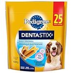 PEDIGREE DENTASTIX Oral Care Adult Dog Treats for Medium Dogs - Original, 25 Sticks