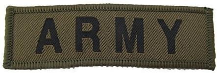 Fat-catz-copy-catz U.S Army, Sergeants stripes Military sew on embroidered clothes patch (Army Patch)