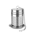 Tea Infusers for Loose Tea (1 Pack), 18/8 Stainless Steel Tea Strainer, Extra Fine Mesh Tea Diffuser for Brewing Tea, Spices & Seasoning