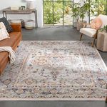 Well Woven Cameo Bohemian Vintage Ivory Multicolor Oriental Medallion Pattern (7'10" x 9'10") Area Rug