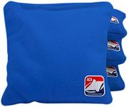 ACA American Cornhole Association Official Cornhole Bags All Weather Resin Filled 4 Regulation 6 in x 6 in Royal Blue