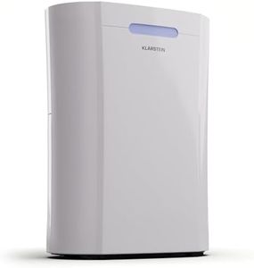 Klarstein Luftentfeuchter Elektrisch, Luftentfeuchter für Wohnung, Bad & Keller, Sparsamer Luft-Entfeuchter Leise, Elektrischer Dehumidifier mit Touch-Bedienfeld, Bautrockner mit 10L Kapazität