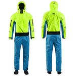 Dry Suits for Women in Cold Water Kayaking with hooded,Demanding Whitewater Paddling (Green, S)