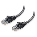 Cable Matters 10Gbps Snagless Cat 6 Ethernet Cable 30 ft (Cat 6 Cable, Cat6 Cable, Internet Cable, Network Cable) in Black - Available 20ft - 150ft in Length