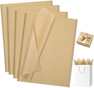 160 Sheets Brown Tissue Paper for Gift Bags 20 X 14 Inches Kraft Wrapping Tissue Paper Bulk for Rustic Art Project Gift Packaging Weddings Birthday Party Decorations