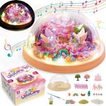 hapray DIY Fairy Unicorn Toys for Kids, Decor Music Night Light Kits, Ideal Art and Crafts Birthday Christmas Gifts Age5-10 6 7 8 9 12