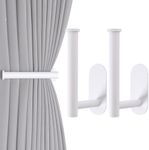 Groleca 2 Pack Adhesive Curtain Hol