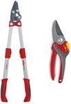 Wolf Garten RR900T Power Cut Bypass Telescopic Loppers & RR2500 Pruner Secateurs