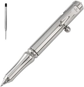 Cool Hand 5.1'' Bolt Action Pen with Clip and Glass Breaker, Ballpoint Ink Refillable, Satin Finish